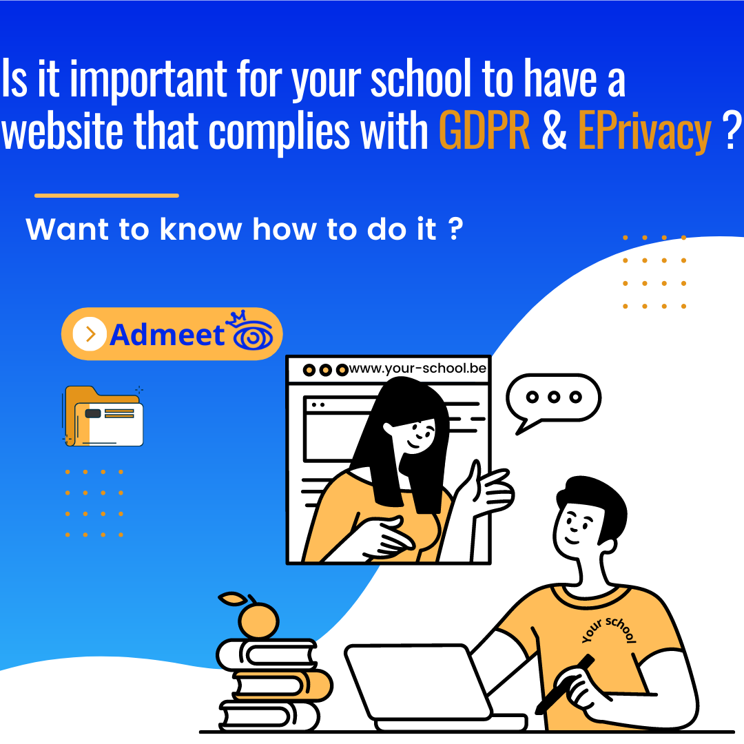 How to make your school’s website GDPR and EPrivacy compliant ?